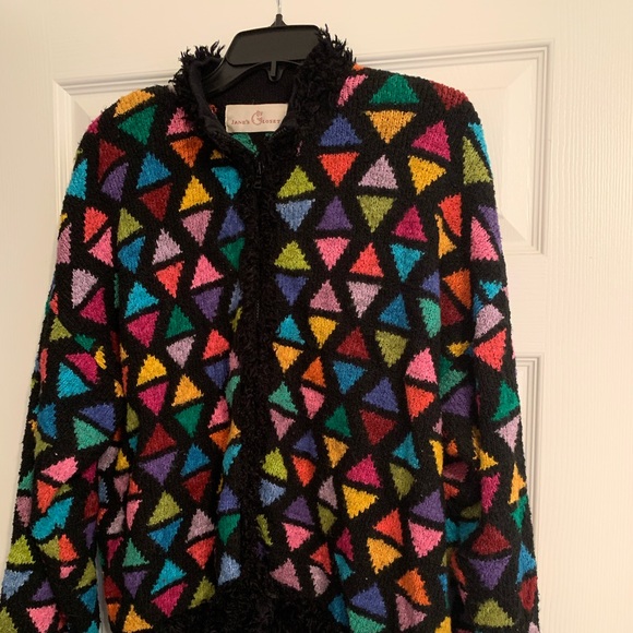 Janes Closet multi-colored cardigan sweater - Picture 1 of 1